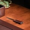 Dacasso Dark Brown Bonded Leather Letter Opener AG-3627 - alternate 5